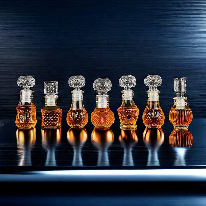 Garrafas de álcool em miniatura de 50 ml