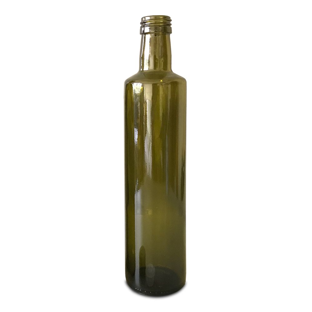 Garrafa de azeite de oliva Dorica verde antigo de 500 ml