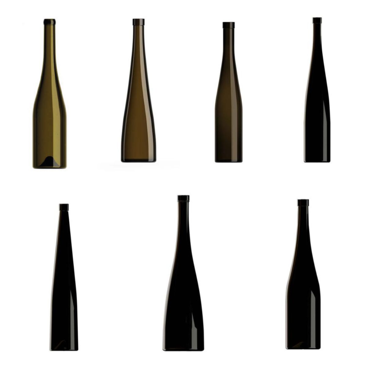 garrafa de vinho do Reno