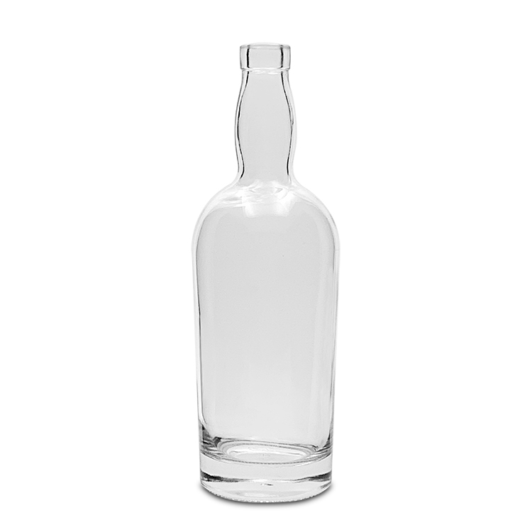 Garrafa de uísque tennessee transparente de 700ml