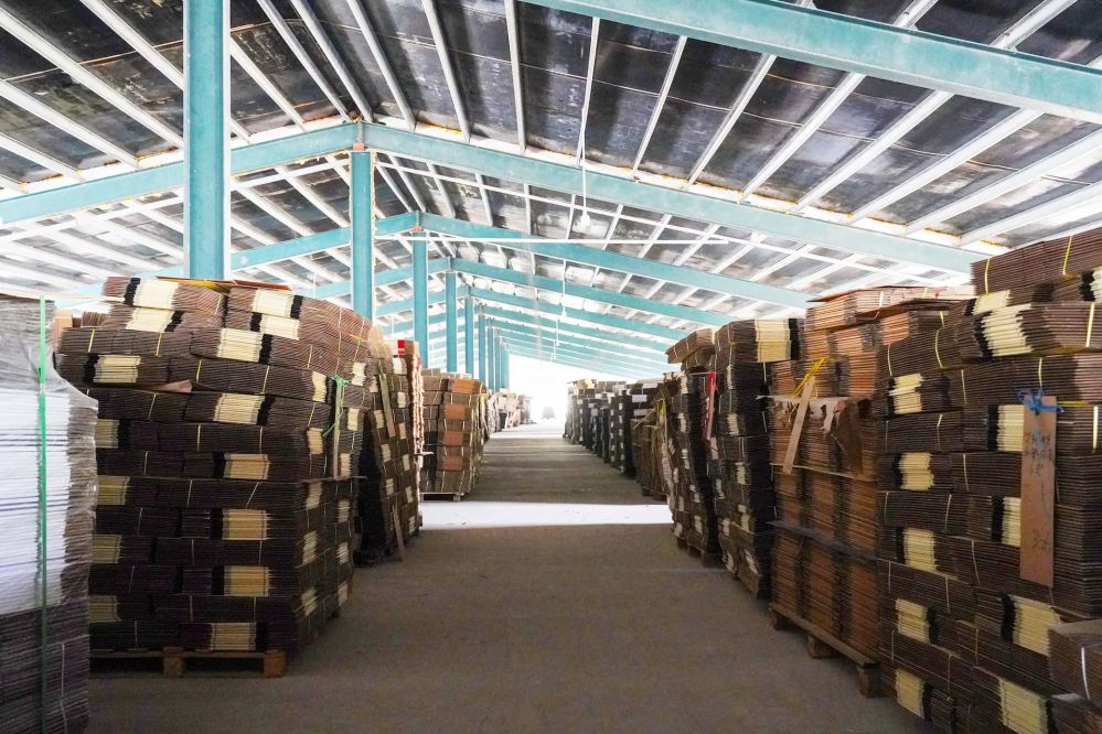 Armazém de embalagens de papelão personalizadas