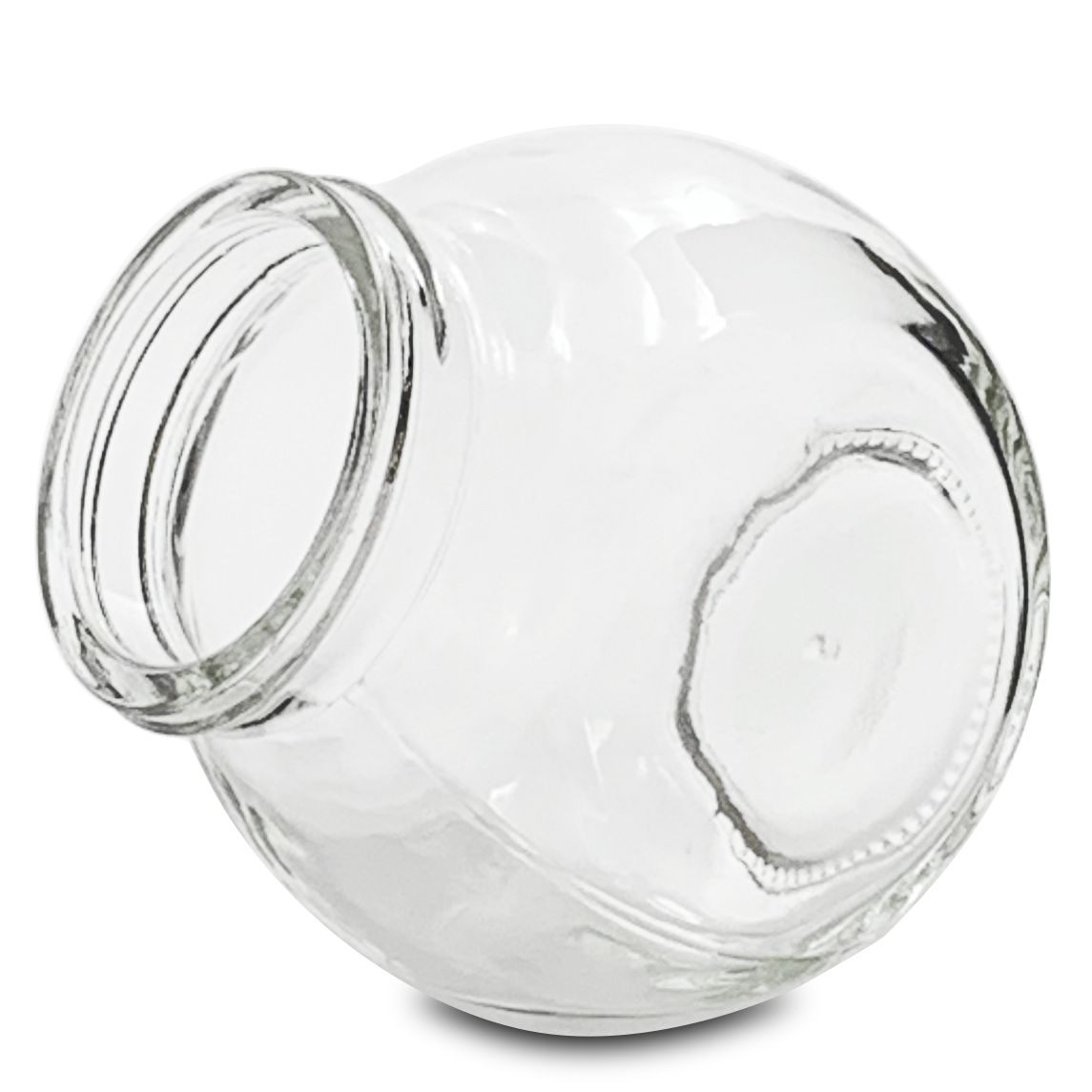 Frasco de vidro inclinado de 150 ml atacado