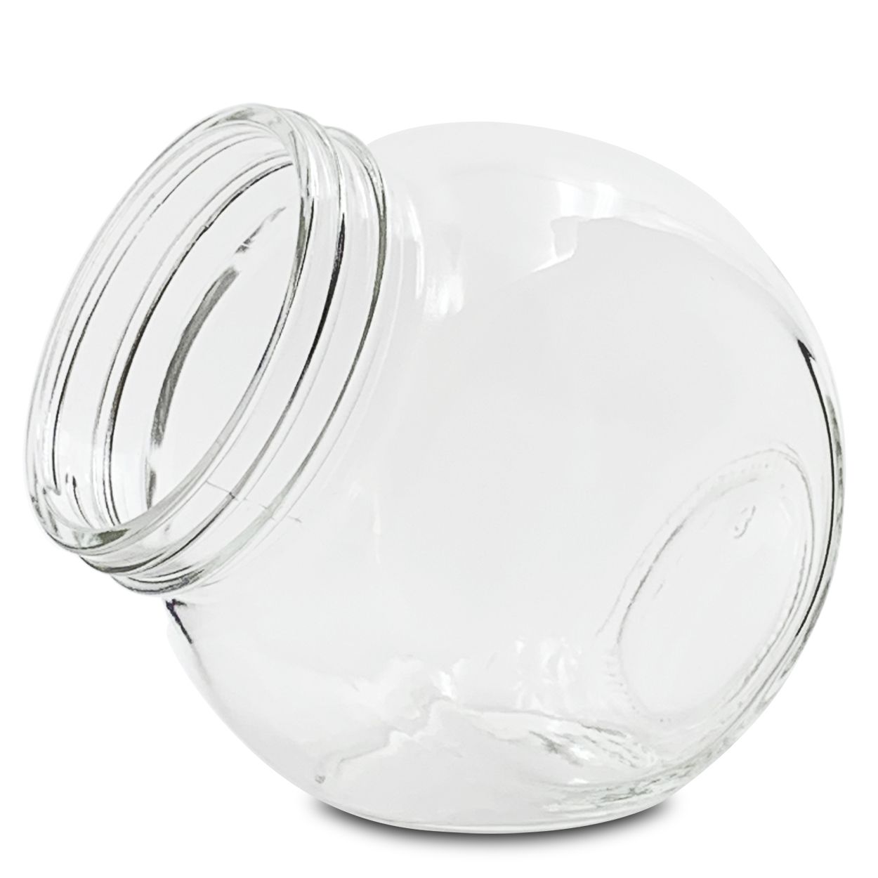 Frasco de vidro inclinado de 650ml e 22oz a granel