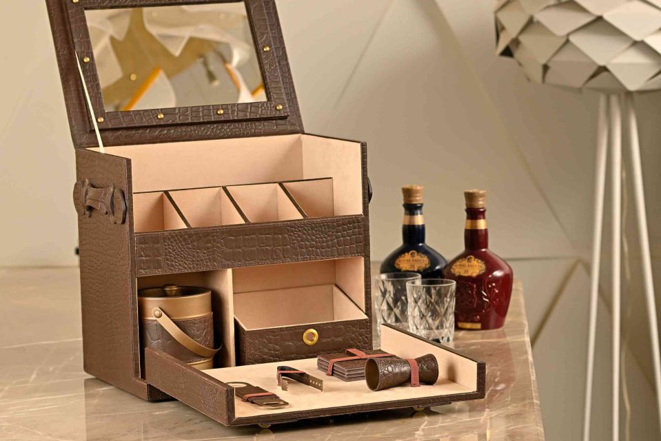 uma caixa de bebidas alcoólicas-